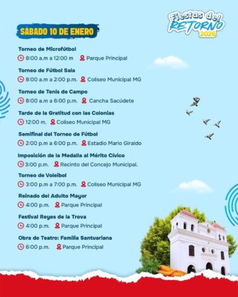 Fiestas del Retorno - El Santuario 2026 - 10Sábado