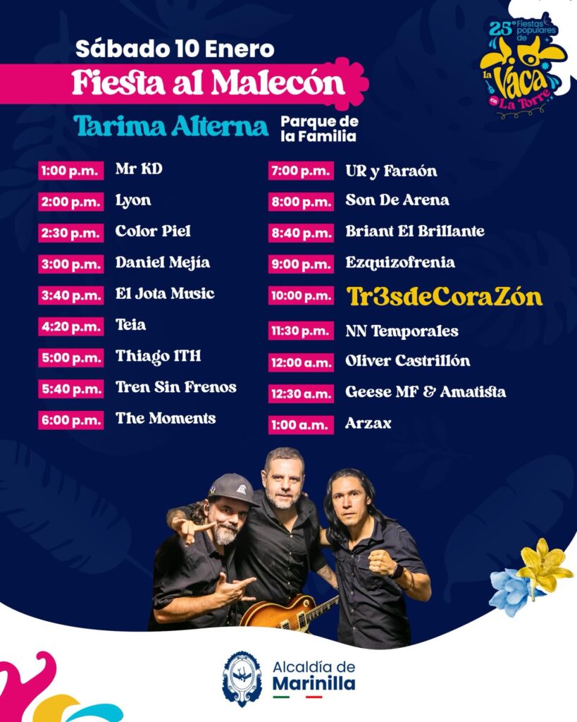 Fiestas de la Vaca en la Torre 2026 - Marinilla - 10 enero Malecón