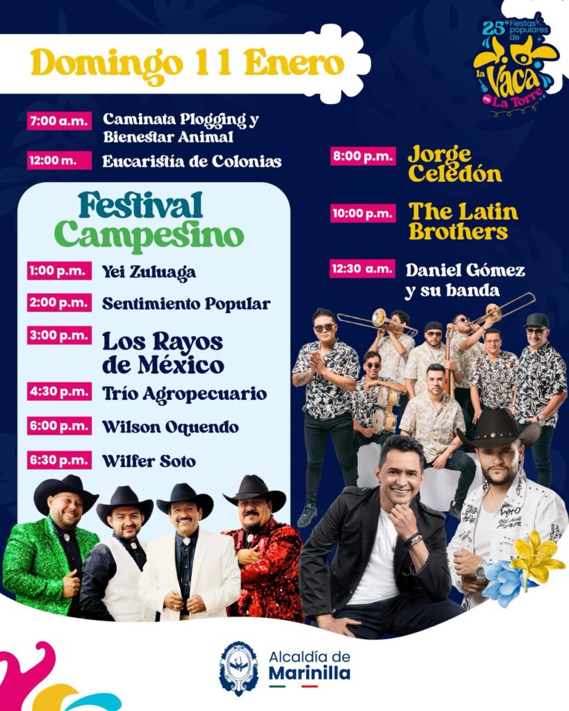 Fiestas de la Vaca en la Torre 2026 - Marinilla - 11 enero Festival Campesino