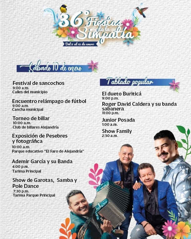 Fiestas de la Simpatía 2026 - Alejandría - 10Sábado