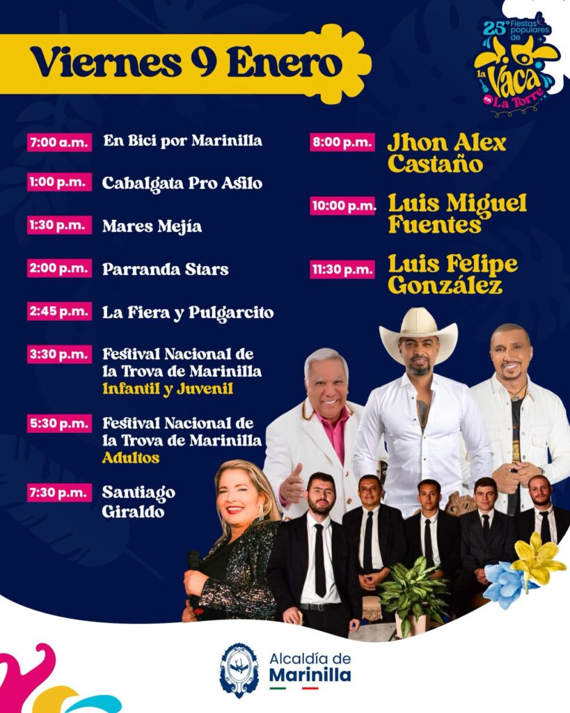 Fiestas de la Vaca en la Torre 2026 - Marinilla - 9 enero