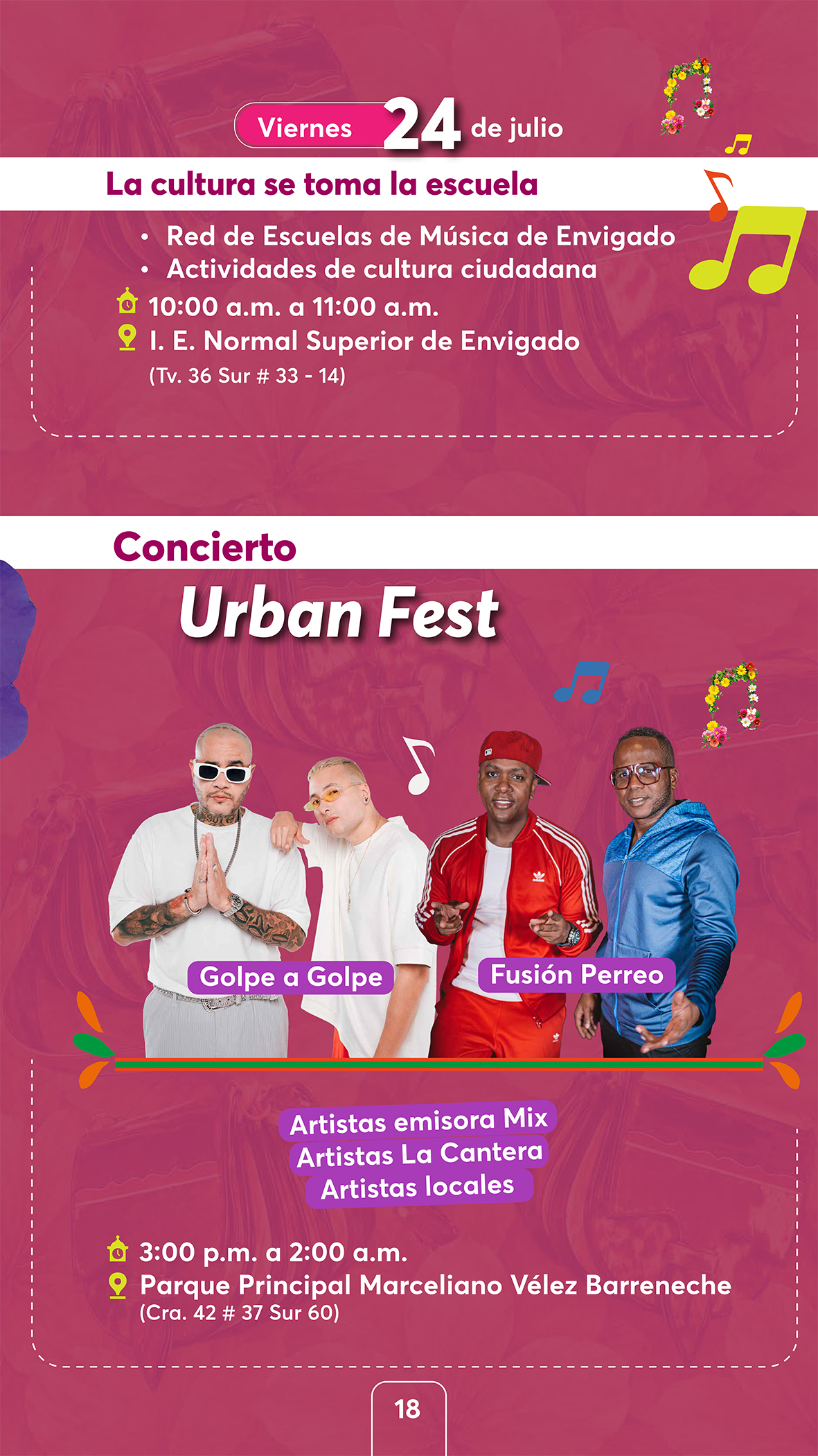 Programación fiestas 2026 - Vieres24