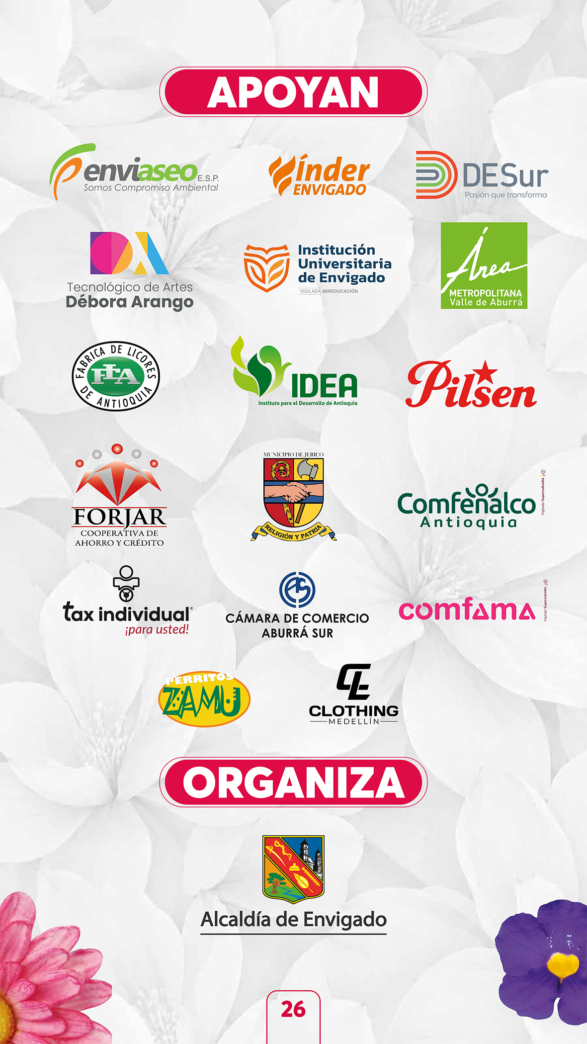 Programación fiestas 2026 - Apoyan
