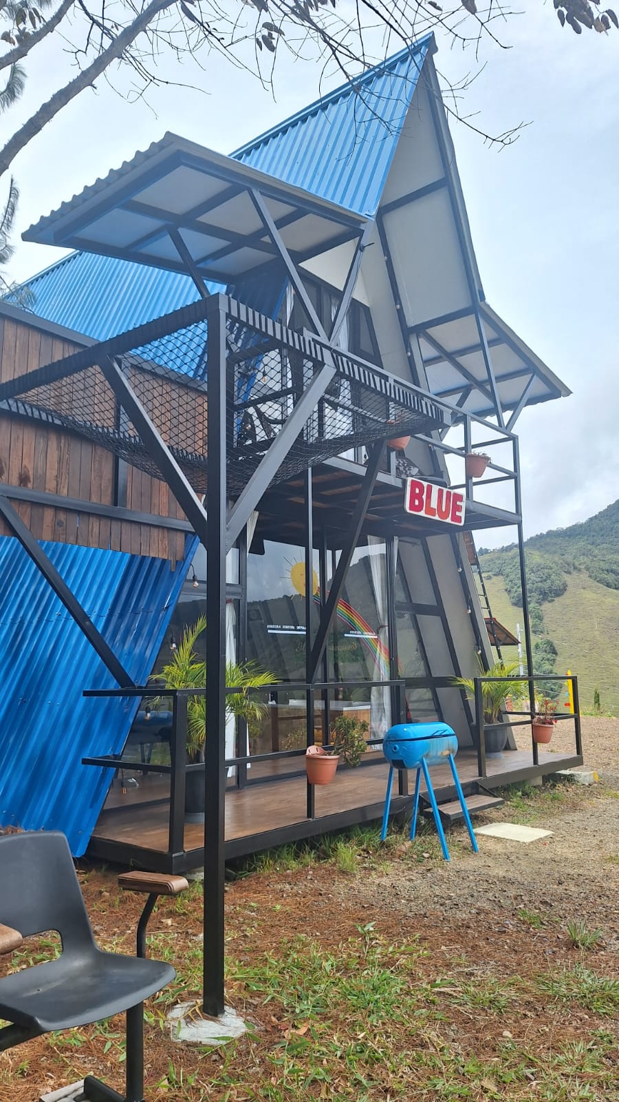 Glamping ArcoIris - Cabaña Blue - 5